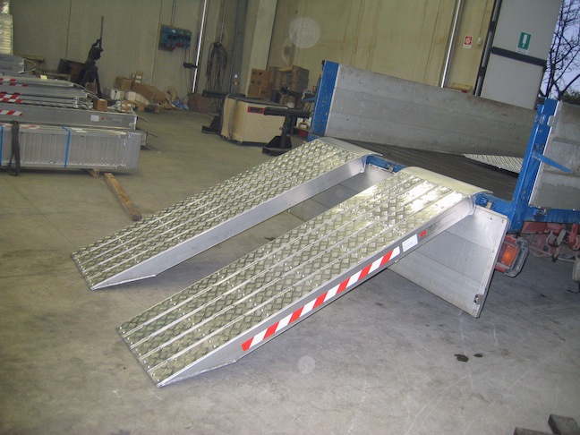 Milled Surface Ramps for Steel Tracks
