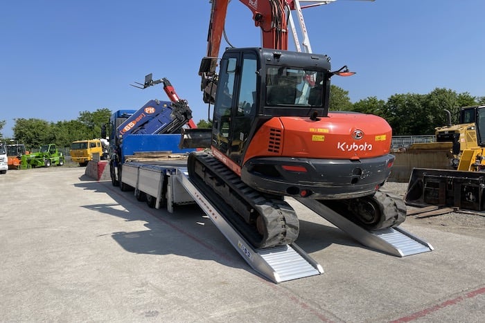 Aluminium Loading Ramps for Plant Machinery & Cars - The Ramp Factory