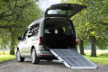 Fixed van ramp in van 