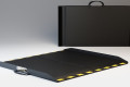Foldable wheelchair ramp