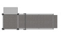 Overview of a 2.5m modular kit with balustrade handrails