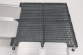 Turning platform with 2 wheelchair ramps 
