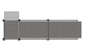 4m modular kit with balustrade handrails overview