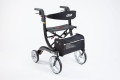 Drive four wheeled walker with bag and seat 