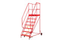 TB Davies Platform Safety Steps - Punched Metal Surface 