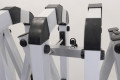 Interlocking barrier with lock and key 