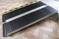 Antislip wheelchair ramp on doorstep