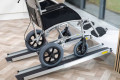 Telescopic Economy Channel Ramps 4ft (122cm long) with black grip surface