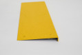 Metal stair tread in yellow 