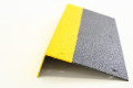 Low profile steel stair tread 