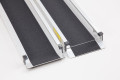 Top and bottom of telescopic channel ramps