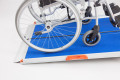 *Damaged* Length-fold Wheelchair Ramp with Blue Grip Surface (6ft long 810mm wide)