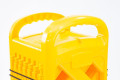 Yellow expandable barrier carry handle 