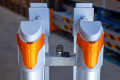Aluminium Retractable Safety Barrier with Corner Reflectors (Expands to 2m)