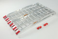 Loading Ramp with Bar Grip Surface and Support Legs (2200mmx282mm)