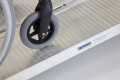 6ft Folding Economy Wheelchair Ramp Flat Hinge
