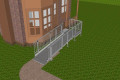fixed wheelchair ramp outside home 