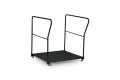 Large adjustable half step with rails 