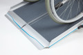 Safety edges on the 
wheelchair ramp 