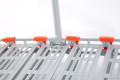 Aluminium portable wheelchair ramp with handrails 