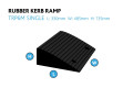 Black rubber kerb ramp dimensions 