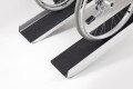Anti slip surface on scooter ramps 