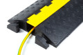 charging cable running through cable cover 