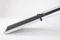 telescopic dog ramp with black grip surface 