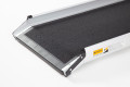 portable dog ramp rest on the car and start using