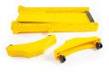 Plastic Expandable Barrier on Wheels (Expands to 3500m)