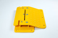 yellow heavy duty flow plate to slow traffic 