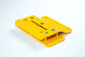 Yellow flow plate with spring 