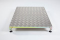 Adjustable metal safety stool 