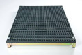 Large adjustable safety step with PGR surface 