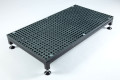 Black adjustable half step GRP surface 