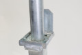Steel telescopic bollard rising 