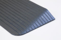 close up of front side profile of rubber threshold ramp
