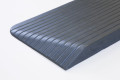 close up of side rear profile of the rubber threshold ramp 