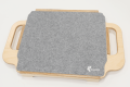 close up of tray with felt