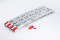 Motorcycle Loading Ramp SINGLE with Double support Bar with handle (1500mm long x 285mm wide)
