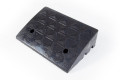 Grip surface on rubber kerb ramp 