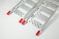 Rest on connection on motorcycle loading ramp