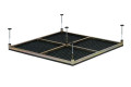 Half Step Extra Large 1000mm x 1000mm x 800kg Capacity