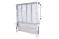 Fixed van ramp with mesh surface 