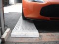 Rest on lightweight car ramp