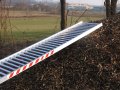 Aluminium skip loading ramp 