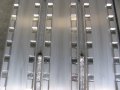 Milled surface aluminium channel ramps 