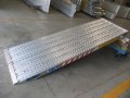 Profile of aluminium ramps for steel tracks 