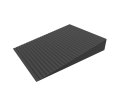 Pair of rubber container ramps 