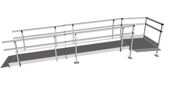 Galvanised steel 4200mm modular system 